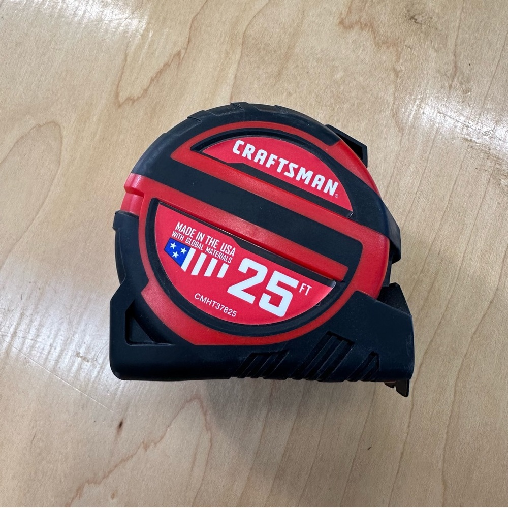 NWOT Craftsman Tools 25’ Tape Measure - 13’ Standout + 1 1/4” Tape